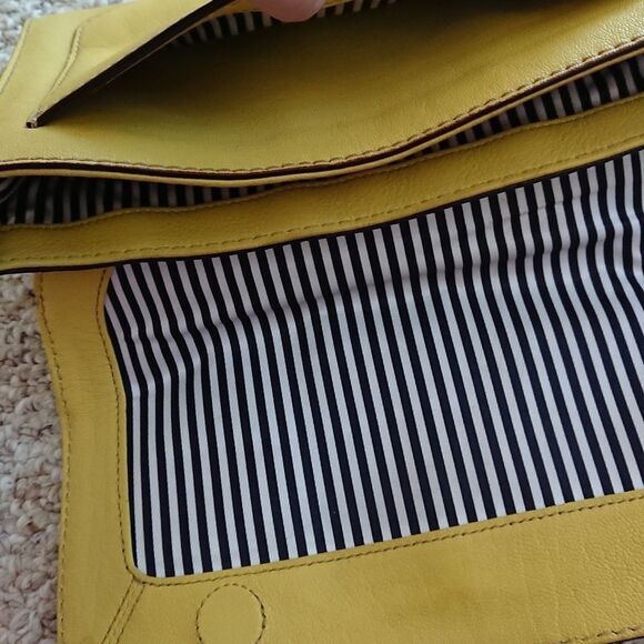 Kate Spade Allen Street Neil Leather Crossboy in Sultan Yellow - Picture 8 of 10